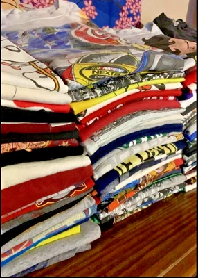$19 • Buy Mystery VINTAGE/ Thrifted  T-Shirt | Graphic Tee  Thrift Package| 80s 90s Y2K