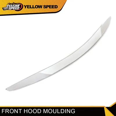 Upper Front Hood Moulding Trim Molding Fit For 2011-2013 Hyundai Sonata Chrome • $22.45