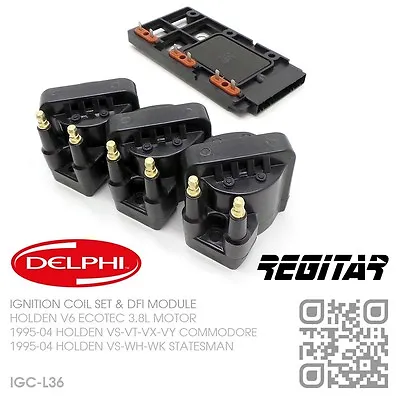  Dfi Module & Delphi Ignition Coils V6 Ecotec 3.8l [holden Vs-wh-wk Statesman] • $282.50