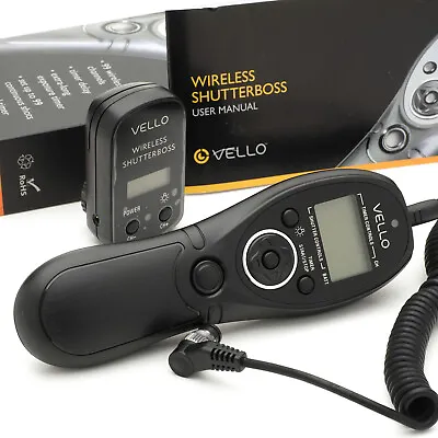 Vello ShutterBoss RCW-N1 Wireless Remote Switch With Digital Timer • $35.10