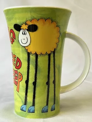 Dunoon 'Long Legged Sheep' Stoneware Tall Mug Design By Jane Brookshaw • £15