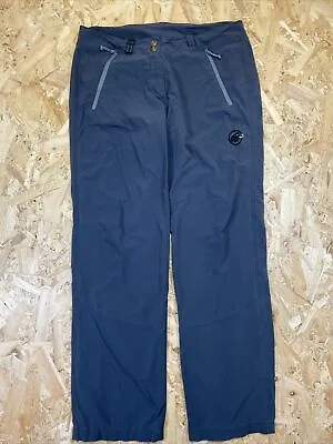 MAMMUT GREY OUTDOOR WALKING TROUSERS UK 14 WOMENS Hiking • £29