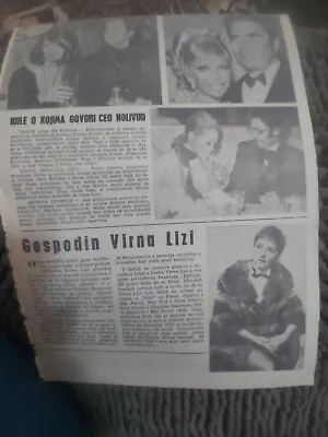 Virna Lisi   Ex Yu Clippings 1969 Year • $18