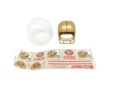 Vintage NFL San Francisco 49ERS Mini Football Helmets Plastic Gumball Vend OPI • $12