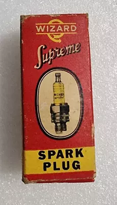Wizard Supreme Spark Plug 76 NOS With Box Western Auto HTF! • $12.95