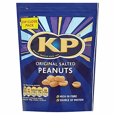 KP Original Salted Peanuts 1kg Re-Closable Packaging • £13.01