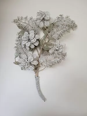 Large Vintage Beaded Flower Bouquet • $1850