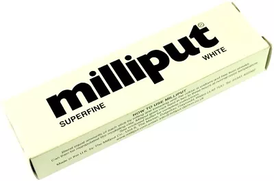 MILLIPUT SuperFine White DIY Epoxy Putty Model Sculpting Car Body Filler Repair • £5.68