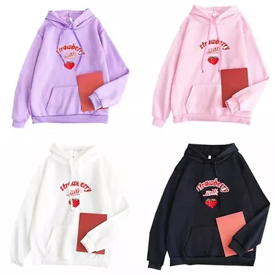 Women Girl Cute Hoodie Pullover Top Sweatshirt Japanese Kawaii Preppy Cartoon • $28.20