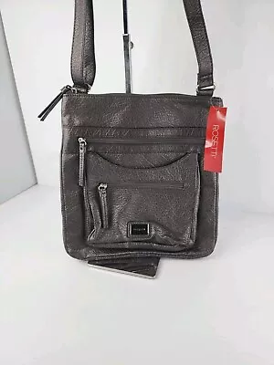 ROSETTI Crossbody Hand Bag Purse Aria Style Crossbody Pewter  NWT  • $67.36
