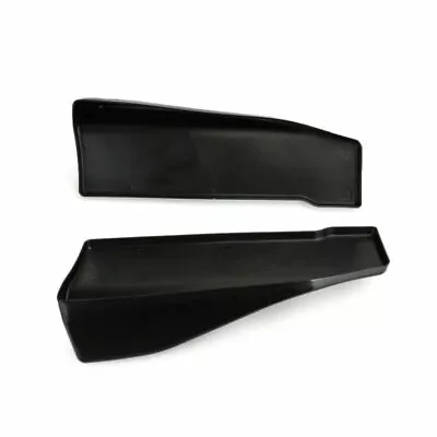 2PCS 35cm Auto Car Side Skirts / Rear Bumper Lip Strip Splitter Universal BlK YU • $25.79