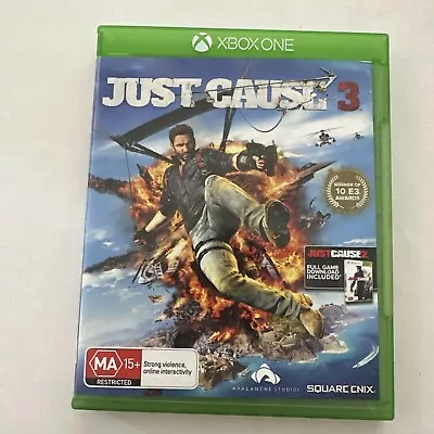 Just Cause 3 (Xbox One 2015) Action Adventure Shooter Nonilinear Microsoft XB1 • $7.99