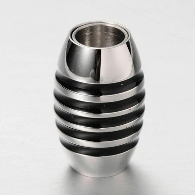 £7.31 • Buy 2Sets 304 Stainless Steel Magnetic Clasps Barrel Gunmetal 18x11.5mm Hole 6mm