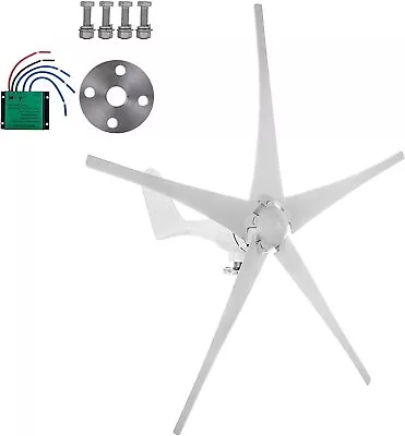 $145.50 • Buy 1200W Wind Turbine Generator Kit 5 Blades Windmill DC 12/24V Charger Controller