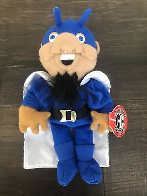 Vtg 1998 Blue Devil Duke University Mascot Collegiate Critters Plush NEW TAGS • $6.49