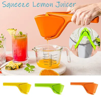 Easy Squeeze Lemon Juicer Manual Orange Citrus Juice Maker Hand Squeezer Folding • $13.99