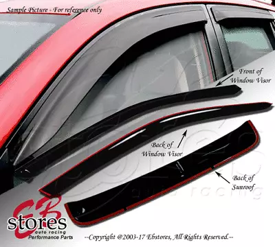 Vent Shade Outside Mount Window Visor Sunroof Type 2 3pc Chevy Monte Carlo 00-06 • $62.95