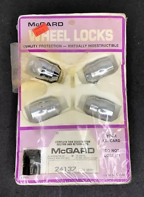 Vintage NOS McGard 24137 Locking Wheel Lug Nuts 12mm-1.50 R.H. Thread Chrome • $25