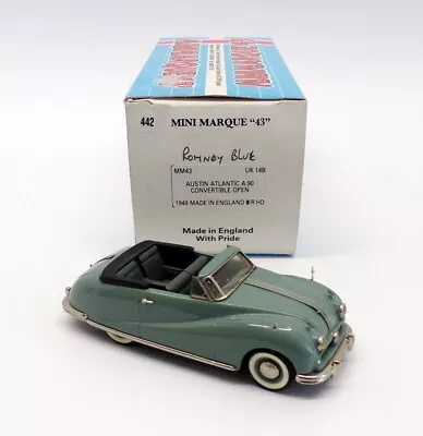 Minimarque 43 1/43 Scale UK14B - 1949 Austin Atlantic Conv - Romney Blue • $149.30