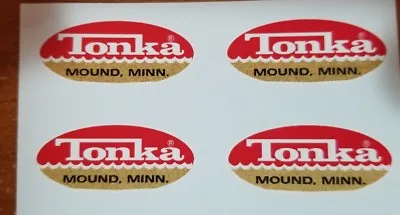 Jeep Tonka Truck Oval Logo Vinyl Peel And Stick Decals 1962-1969 • $6