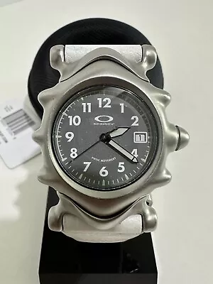 Oakley Saddleback Watch White Leather Swiss Movement Sapphire Crystal. Oakley • $450