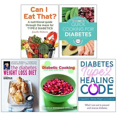 Can I Eat ThatQuick Cooking For DiabetesDiabetes Type 5 Books Collection Set • £17.99