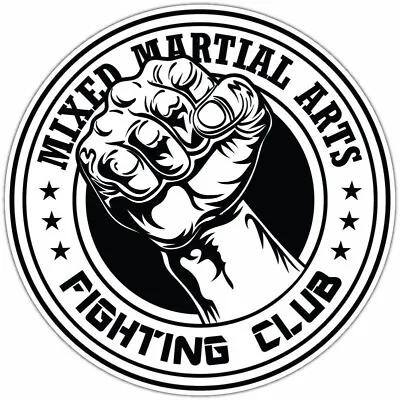 Mixed Martial Arts MMA Fighting Club Fighter Car Bumper Vinyl Sticker Decal 4.6  • $3.99