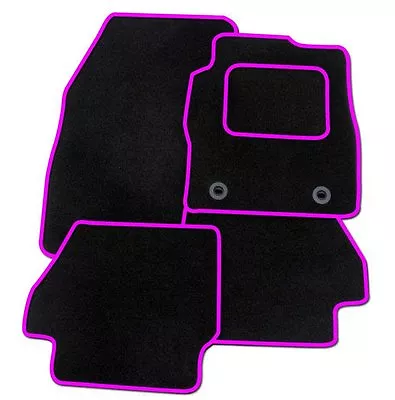 Tailored Black Car Mats With Pink Trim Fits Vw Beetle 2012 Onwards • $20.19