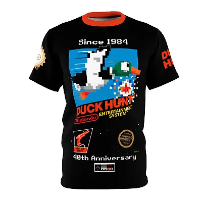 Duck Hunt NES 40th Anniversary Retro Vintage Nintendo Cover Game T-Shirt • $29.99
