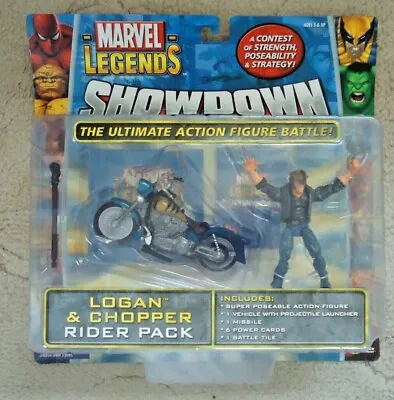 £24.99 • Buy Marvel Legends Showdown Action Figure Battle Logan & Chopper Rider Pack Toy Biz