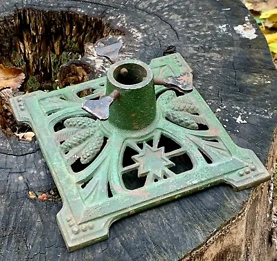 Vintage German Christmas Tree Stand Cast Iron German Stand Lot 5 • $35