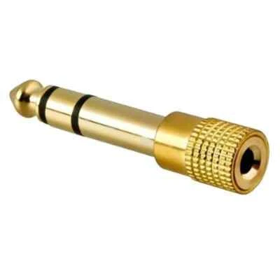 £1.99 • Buy Headphone/ Amp Adapter Converter Plug 3.5mmto 6.35mm Jack Audio GOLD