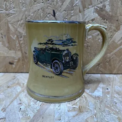 £5.99 • Buy Vintage Wade Pottery Veteran Cars Tankard Mug Bentley 1929 - Treacle Glaze 12cm