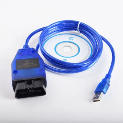$13.14 • Buy AUB-Cable For VAG-COM VCDS Scanner Tool OBD2 II KKL FTDI 409.1 VW Audi Test Line