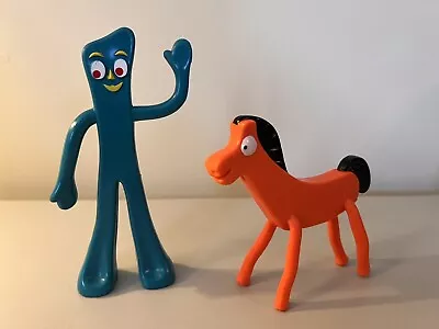 2014 Bendems Gumby & Pokey Bendable Figures - Mint Condition! Vintage Kids TV • $0.99