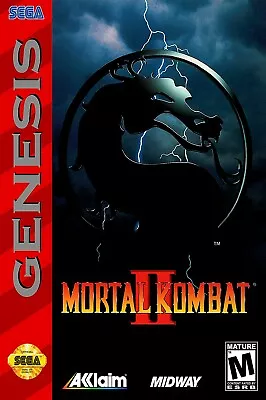 Mortal Kombat 2 SEGA Genesis Retro Poster!! Multiple Sizes 11x17-24x36 • $21.99