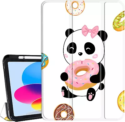 Ipad 10Th Generation Case 10.9 Inch 2022 Cute Panda With Pencil Holder Panda Ca • £34.25