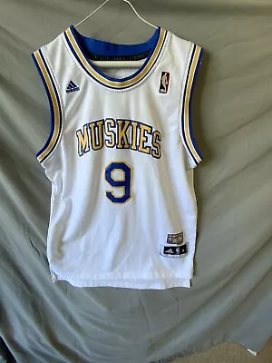 Rare Adidas HWC ABA Minnesota Muskies Timberwolves Ricky Rubio Basketball Jersey • $139.99