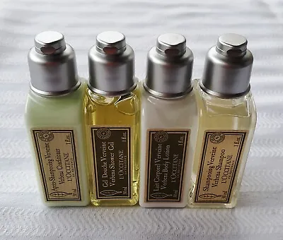 Set Of 4 L'Occitane Provence Verbena Travel Sizes Lotion Gel Shampoo Conditioner • $19.95