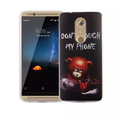 Case For ZTE Axon 7 Mini Bear Don'T Touch Case Cover Motif Slim Case TPU • $28.82