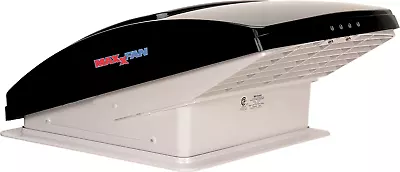 MaxxAir MaxxFan Deluxe 7500K - RV Roof Vent Smoke Thermostat/Rain Shield/Remote • $349.95