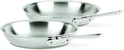 All-Clad D3 3-Ply 8 And 10 Inch Fry Pan Set (DEMO) • $69.99