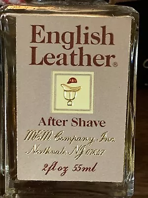 Vintage MEM Co ENGLISH LEATHER Original 2 Oz Aftershave NEW Old Stock Cologne • $25