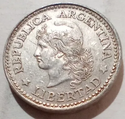 Argentina 1972 - 5 Centavos Aluminum Coin - Phrygian Capped Liberty Head Left • $1.89
