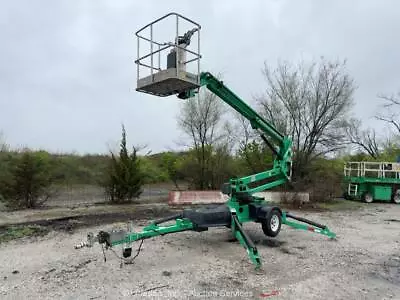 2015 JLG T350 35' Towable Articulating Boom Lift Man Aerial Platform Bidadoo • $6400