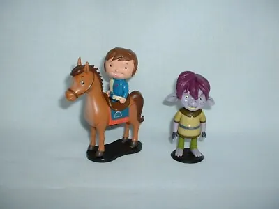 MIKE THE KNIGHT Set Of 3 Figures Toys (TV SHOW/SERIES/TROLLEE/GALAHAD/HORSE) • £6.99