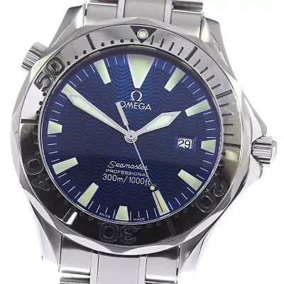 OMEGA Seamaster300 Professional 2265.80 Date Blue Dial Quartz Men's Watch_770672 • $2913.87