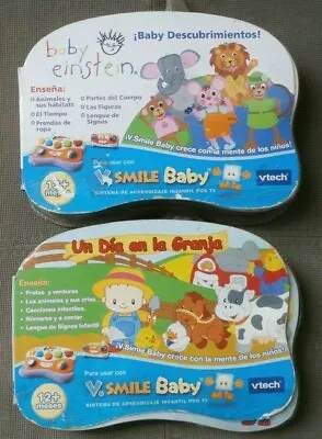 Vtech V.Smile Baby Learning Games (LOT OF 2) New • $9.95