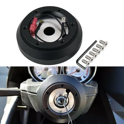 Car Steering Wheel Short Hub Adapter Quick Release Set For Mazda RX-8 MX-3 MX-6 • $28