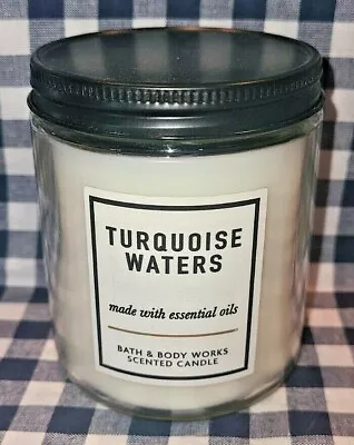 NEW Turquoise Waters 7 Oz Single Wick Candle 25-45 Hrs Bath & Body Works • $16